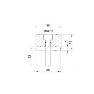 Adaptér na zpětné zrcátko PUIG ADAPTER REAR MIRROR HI-TECH IV APRILIA SHIVER 901 černý to bar end