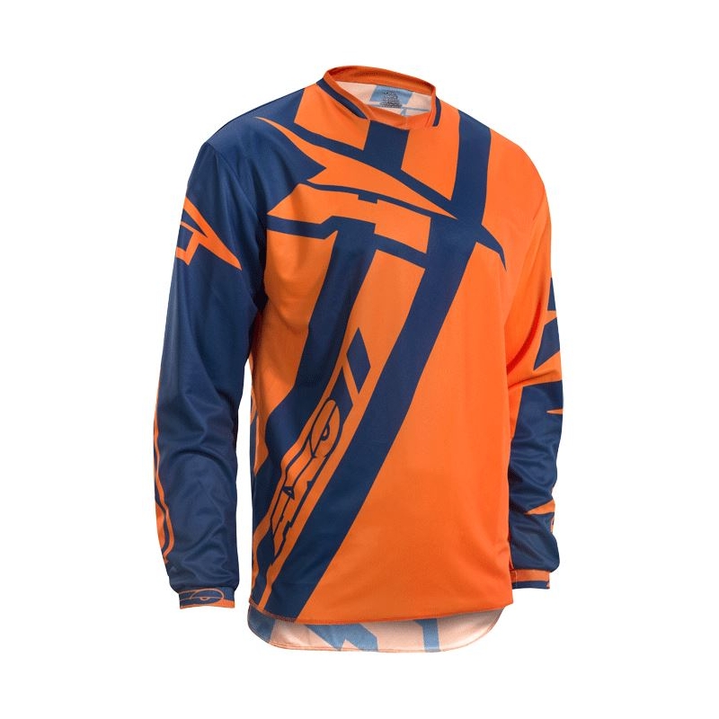 Motokrosový dres AXO Motion 4 Jersey modro-fluo oranžový výprodej