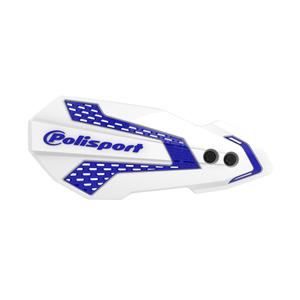 Plastic guard POLISPORT MX FLOW white/blue yamha 95