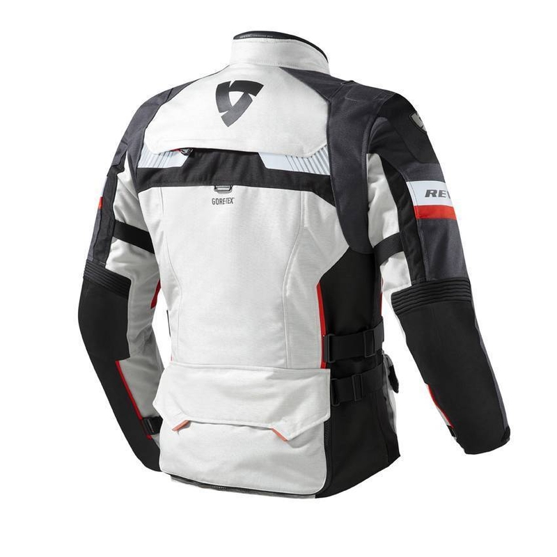 Bunda na motorku Revit Defender Pro GTX šedo-červená výprodej