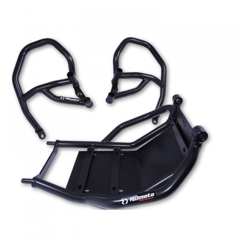 Ochranné rámy motoru RDMOTO matná černá upper + lower