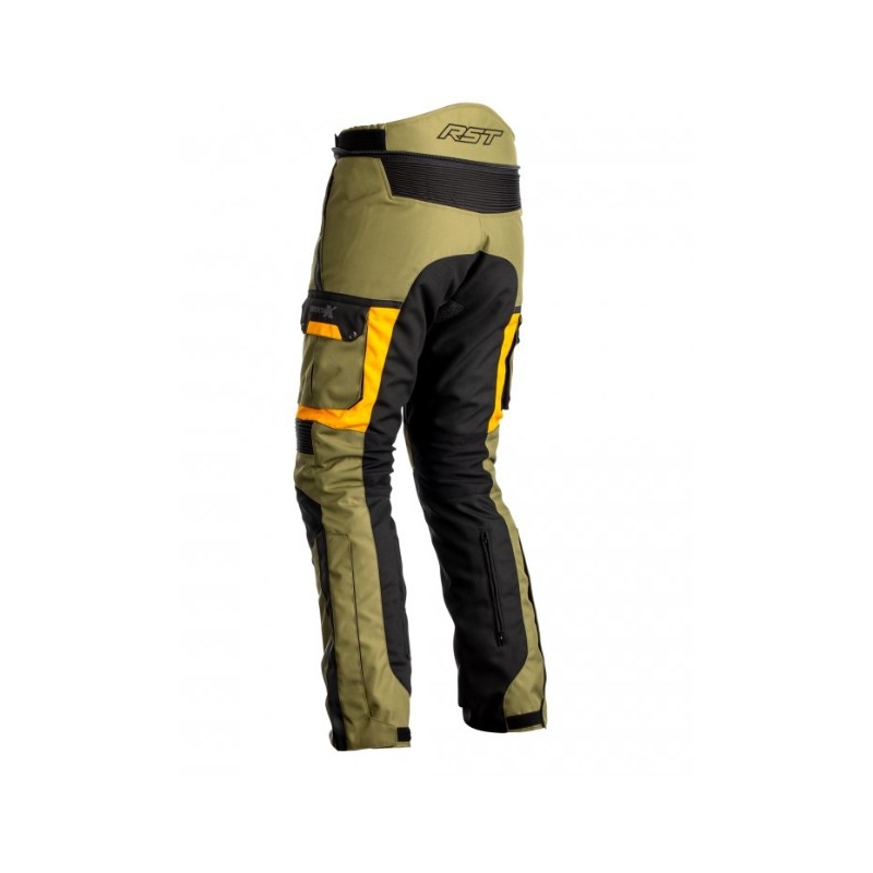 Kalhoty na motorku RST Pro Series Adventure-X CE černo-zeleno-oranžové výprodej