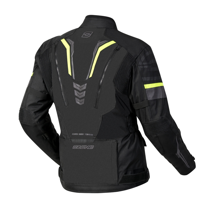 Мотоциклетно яке Ozone Tour III black-anthracite-fluo yellow