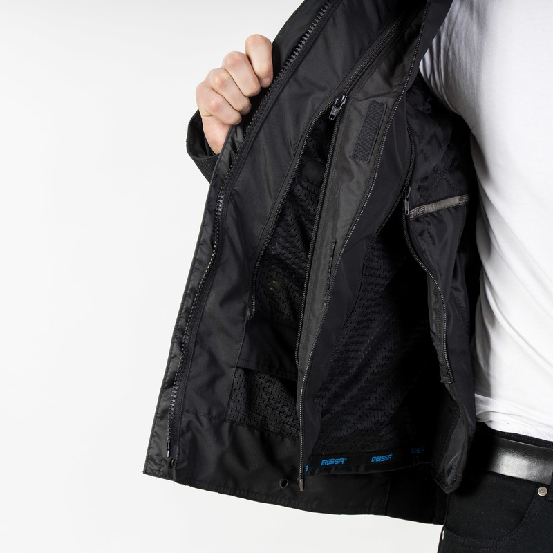 Мотоциклетно яке Ozone Tour III black-anthracite-fluo yellow