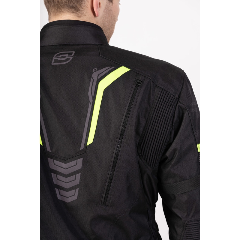 Мотоциклетно яке Ozone Tour III black-anthracite-fluo yellow