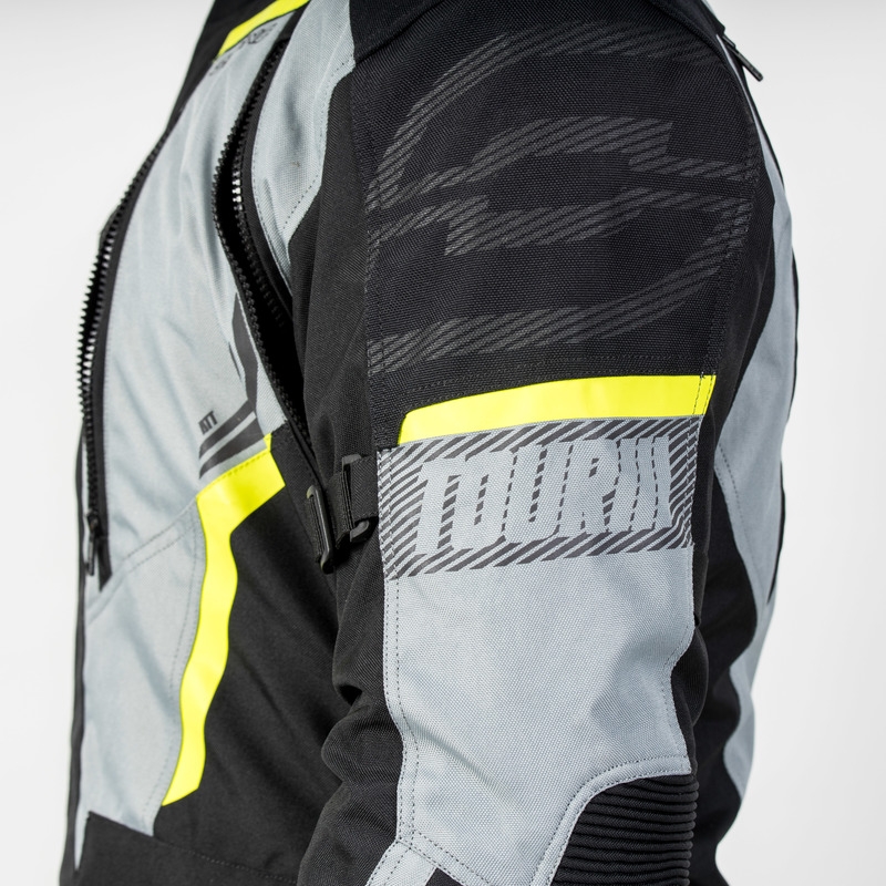 Мотоциклетно яке Ozone Tour III black-grey-fluo yellow