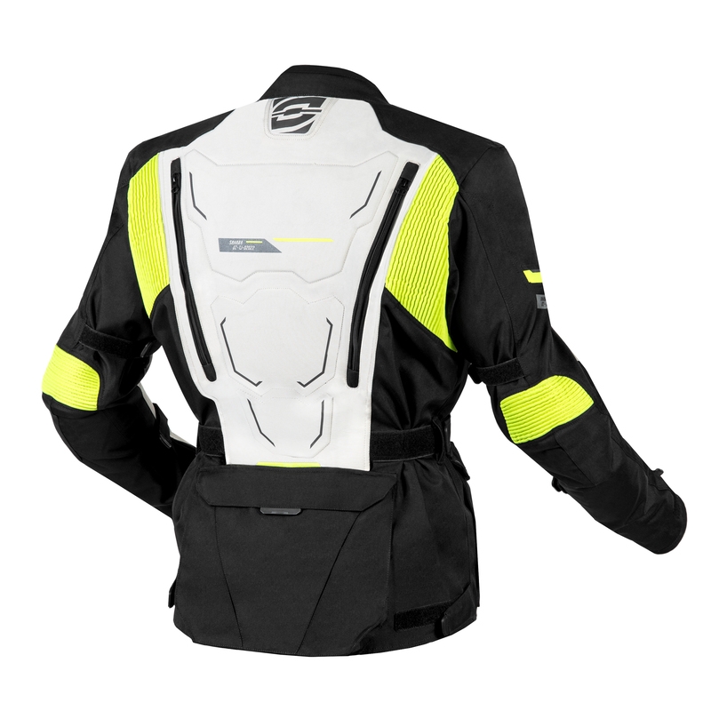 Мотоциклетно яке Ozone Sahara black-grey-fluo yellow разпродажба