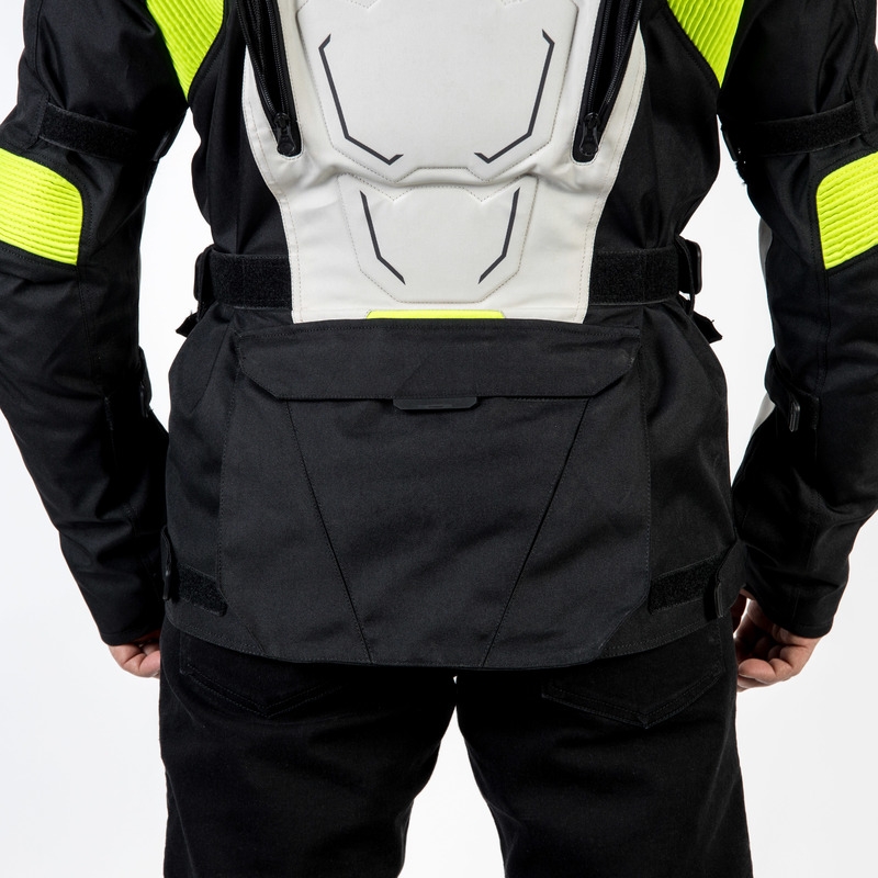 Мотоциклетно яке Ozone Sahara black-grey-fluo yellow разпродажба
