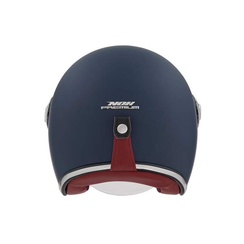 Отворена мотоциклетна каска NOX PREMIUM Heritage blue