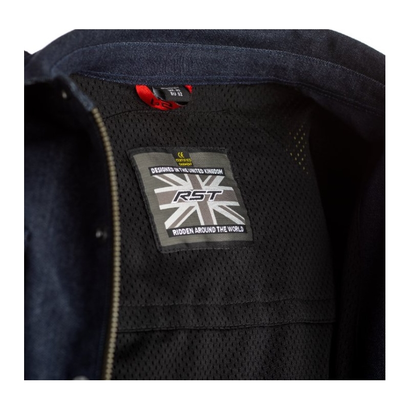 Košile na motorku RST X Denim CE tmavě modrá výprodej