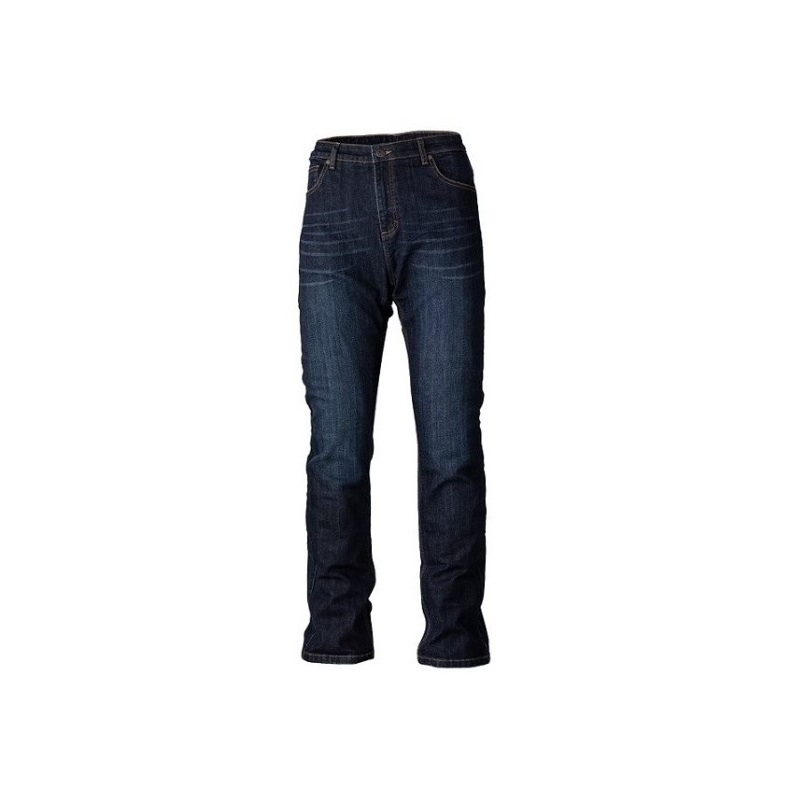 Prodloužené jeansy na motorku RST X Straight Leg 2 CE tmavě modré výprodej