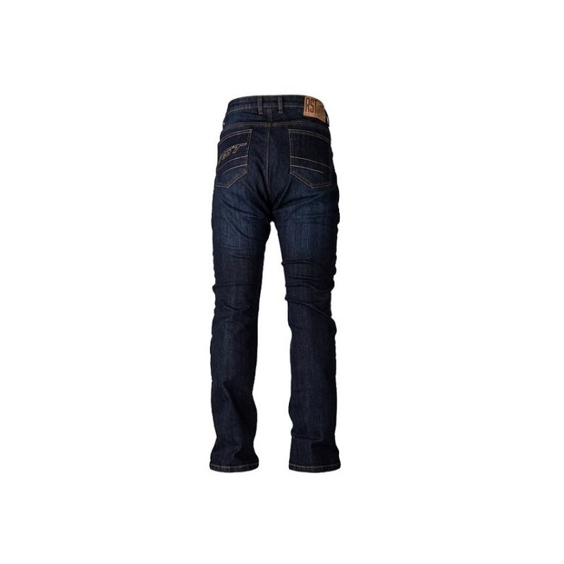 Prodloužené jeansy na motorku RST X Straight Leg 2 CE tmavě modré výprodej