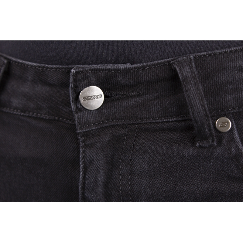 Дънки за мотоциклетизъм Ozone Agness II Black за жени