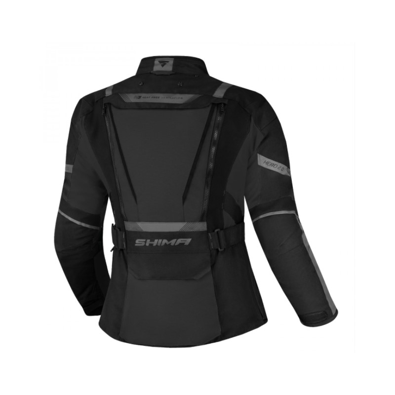 Shima Hero 2.0 дамско яке за мотоциклет Black