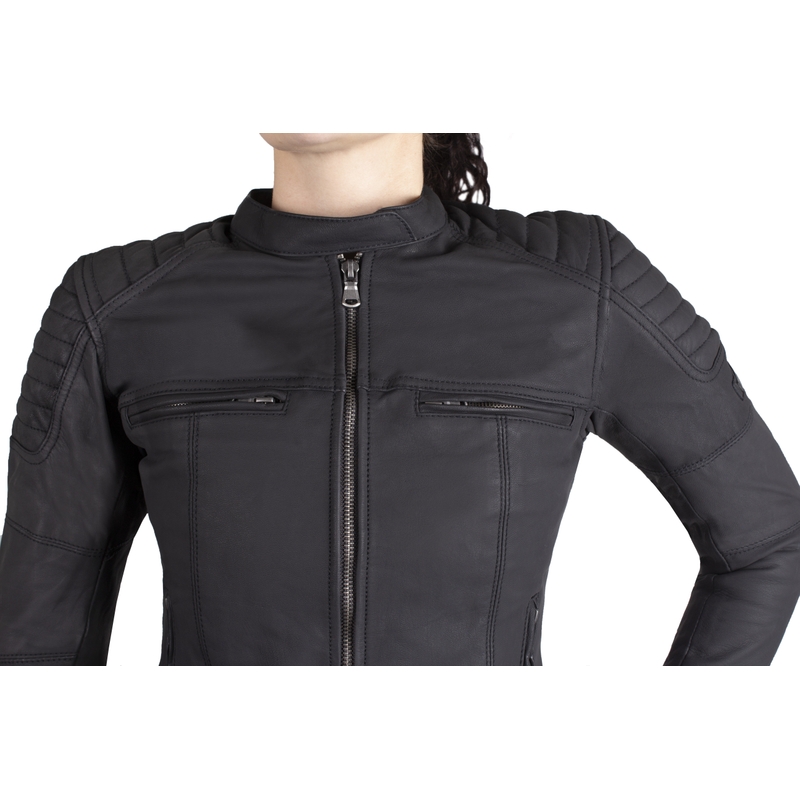 Мотоциклетното яке на жените Rebelhorn Hunter Pro Black разпродажба