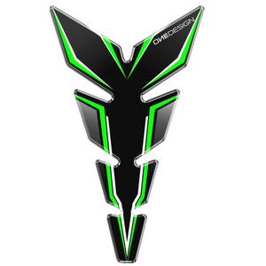 Капак на резервоара за гориво Печат - Moon Slim fluo green