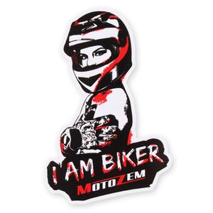 MotoZem I Am Biker Стикер - Жена