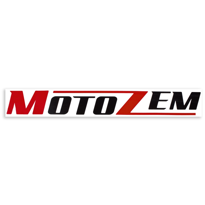 Стикер с логото на MotoZem черен
