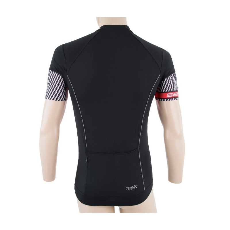 Dres Sensor Race černo-červený - krátký rukáv výprodej