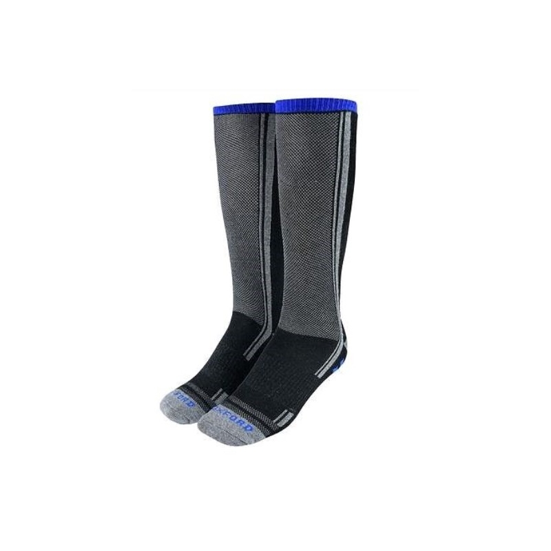 Чорапи Oxford COOLMAX® сиво-черно-сини