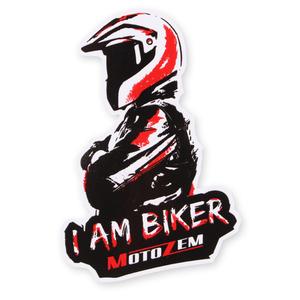 MotoZem I Am Biker Стикер - Man maxi