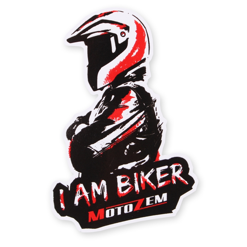 MotoZem I Am Biker Стикер - Man maxi