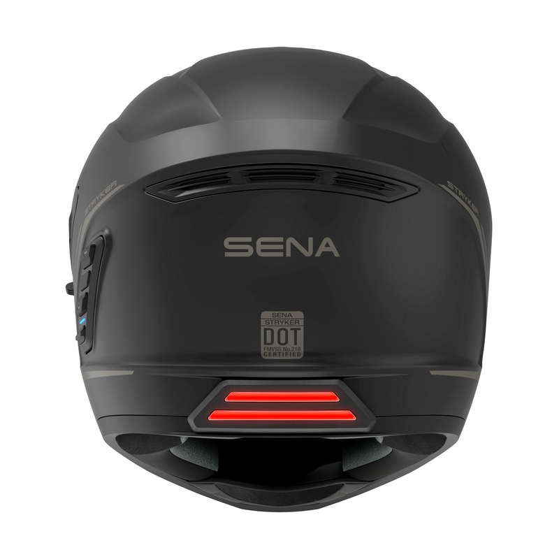 Integrální přilba na motorku s Mesh headsetem SENA Stryker černá matná