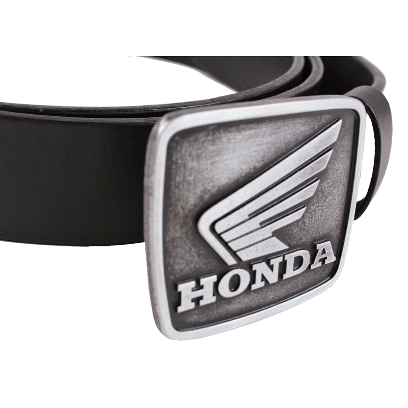 Кожен мото колан с катарама Honda