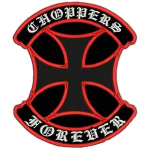 Щит на Patch Choppers червен - голям