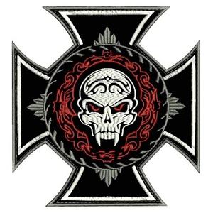 Кръст с кръпка и орнамент - голям