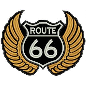 Кръпка Маршрутни крила оранжева - голяма