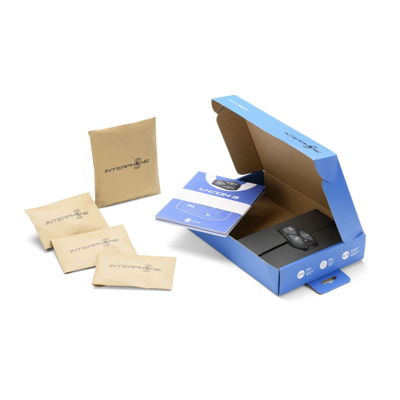Bluetooth слушалки Interphone U-COM3 Single Pack