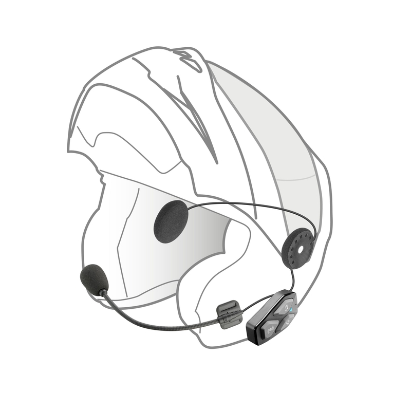 Bluetooth слушалки Interphone U-COM3 Single Pack