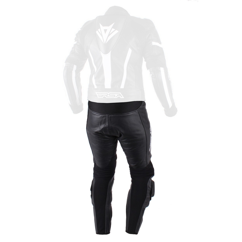 Pánské kalhoty na motorku RSA Virus černo-bílé výprodej