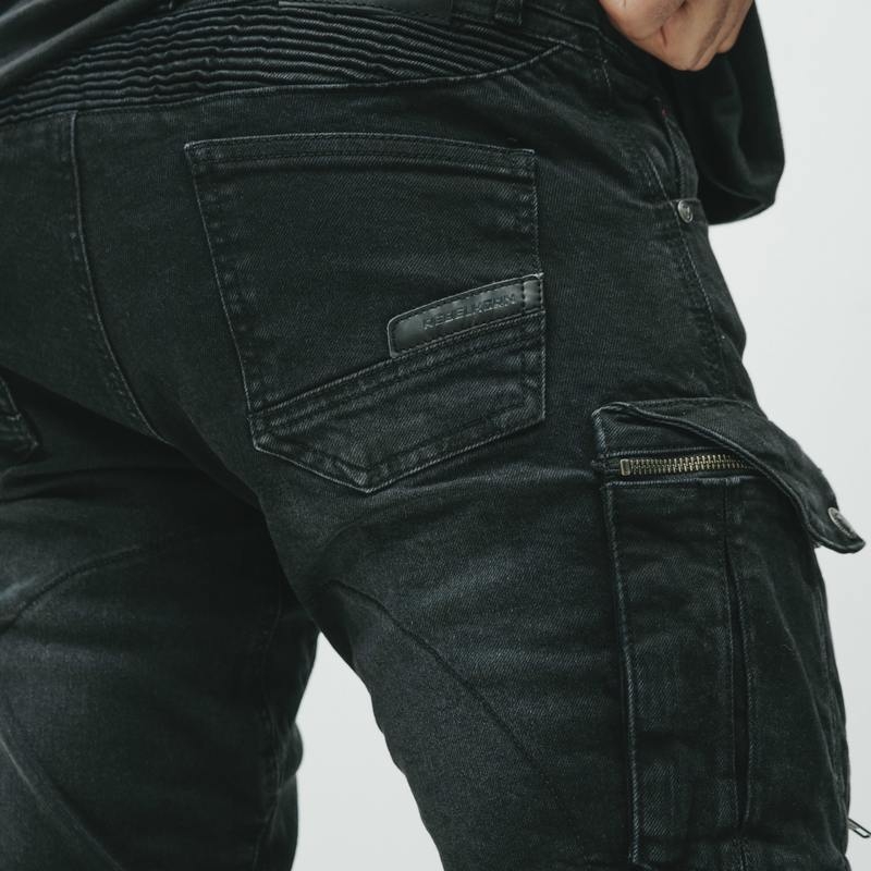 Дънки за мотоциклет Rebelhorn Vandal Twill Black разпродажба