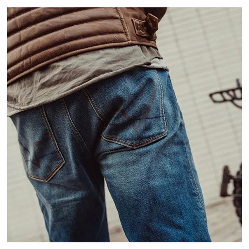 Мотоциклетни дънки Revit Carlin SK blue extended