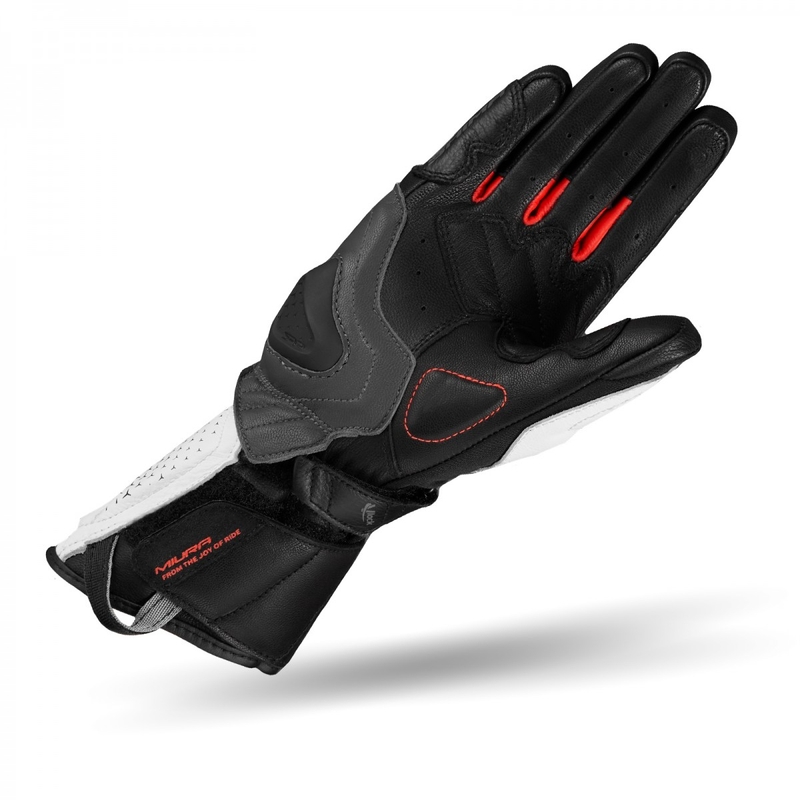 Дамски ръкавици за мотоциклетизъм Shima Miura Black-White-Fluo Red