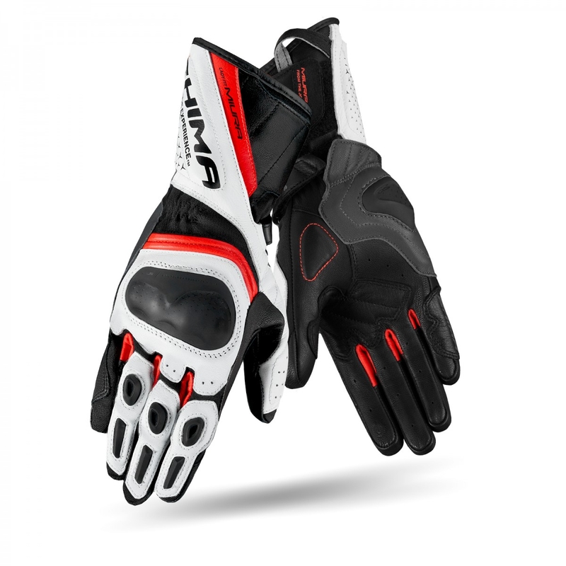 Дамски ръкавици за мотоциклетизъм Shima Miura Black-White-Fluo Red