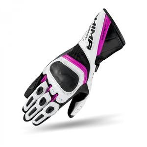 Дамски ръкавици за мотоциклетизъм Shima Miura Black, White and Pink разпродажба