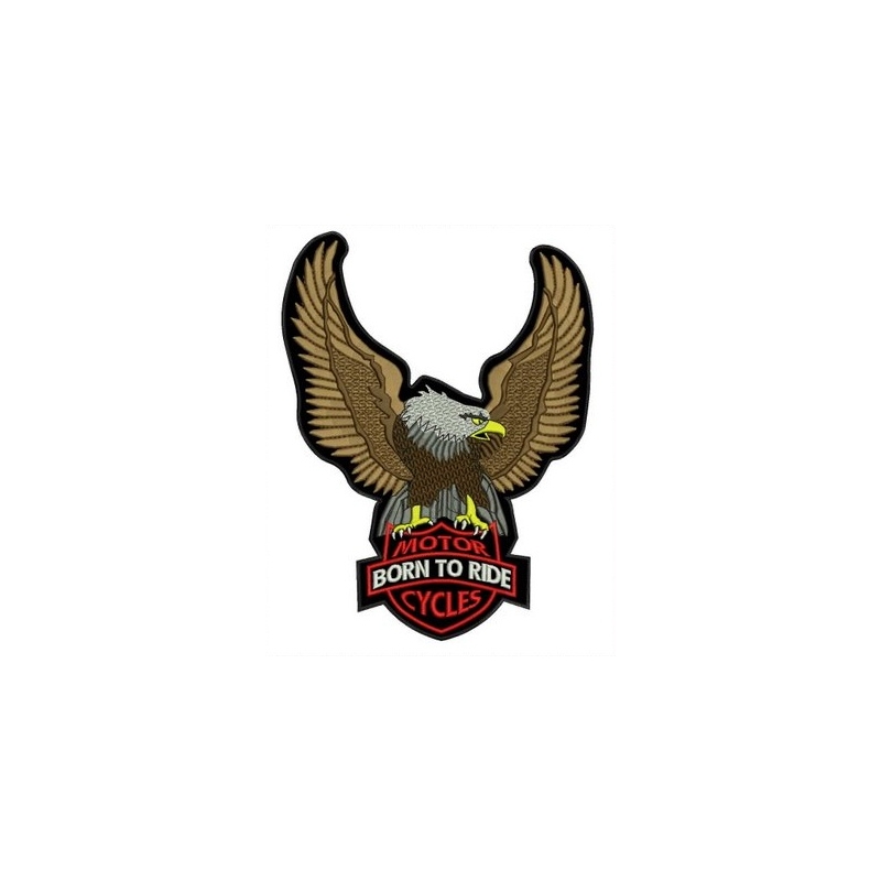 Нашивка Eagle Born Ride - голяма