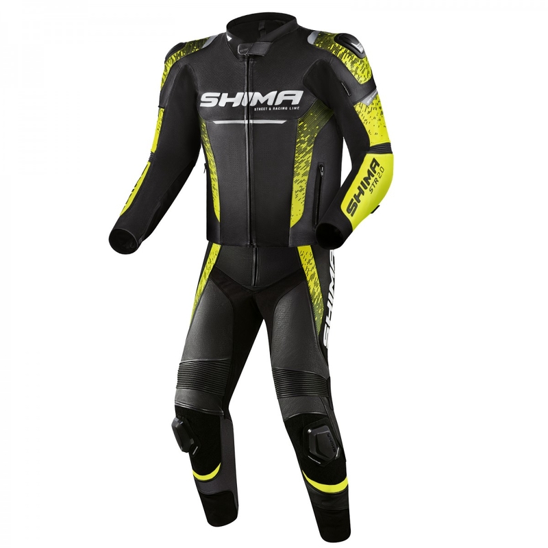 Мотоциклетна куртка Shima STR 2.0 black-fluo yellow
