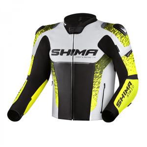 Мотоциклетно яке Shima STR 2.0 black-white-fluo yellow
