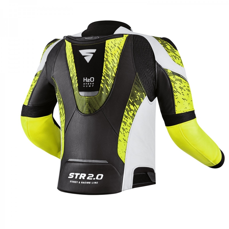 Мотоциклетно яке Shima STR 2.0 black-white-fluo yellow