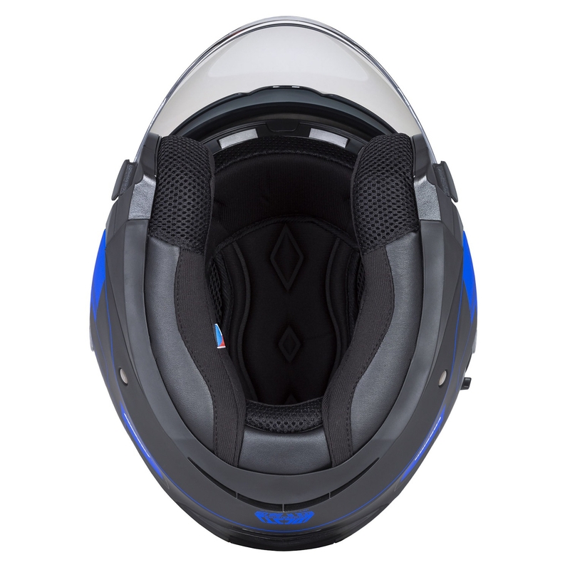 Cassida Jet Tech Roxor Black-Grey-Blue Matte Open мотоциклетна каска