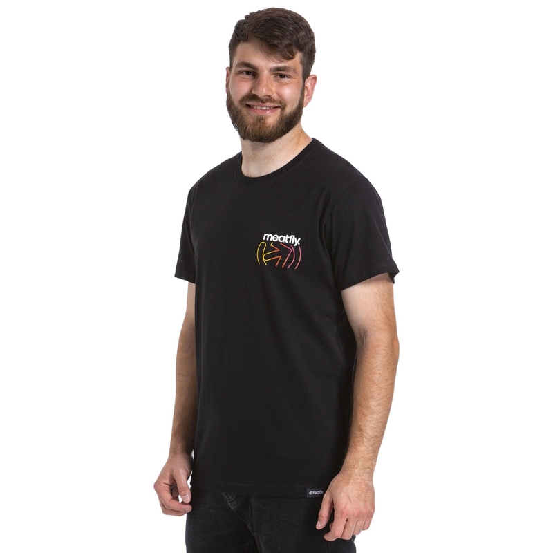 Тениска Meatfly Marmi black разпродажба