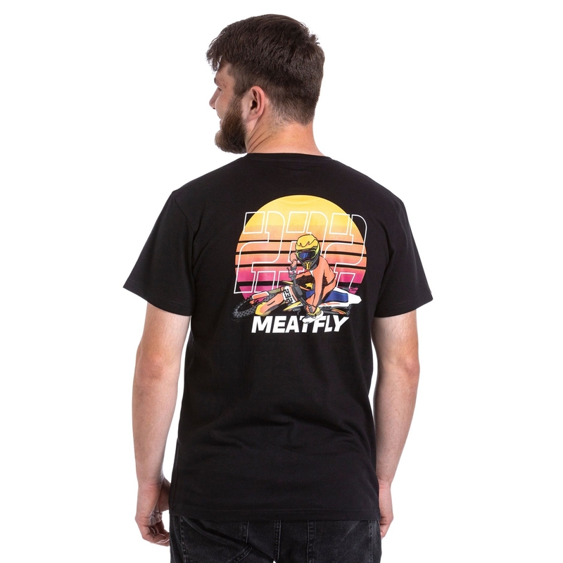Тениска Meatfly Marmi black разпродажба