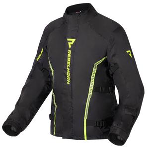 Moto bunda do deště Rebelhorn Patrol černo-fluo žlutá
