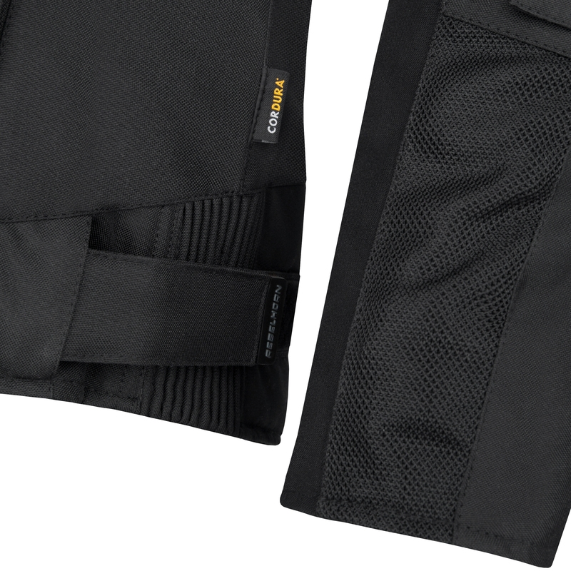 Мотоциклетно яке Rebelhorn Hiflow IV черно и флуорово жълто разпродажба