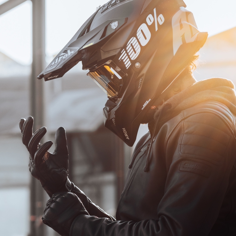 Bunda na motorku Rebelhorn Impala perforovaná černá