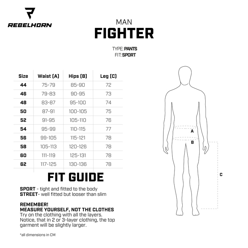 Rebelhorn Fighter панталон за мотоциклет черно - флуорово жълто разпродажба